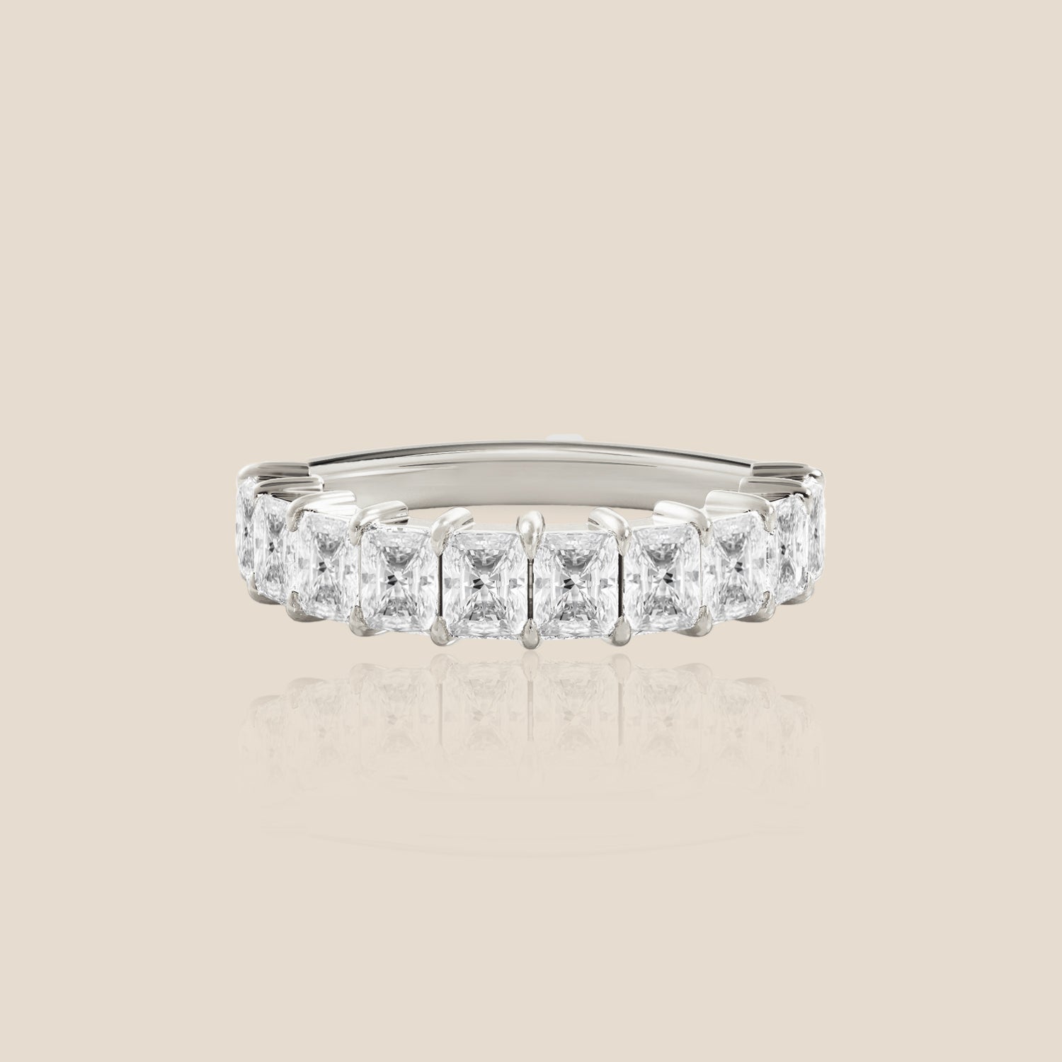 Radiant Half Eternity Band