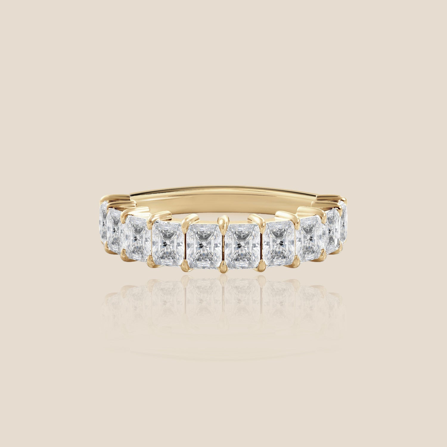 Radiant Half Eternity Band