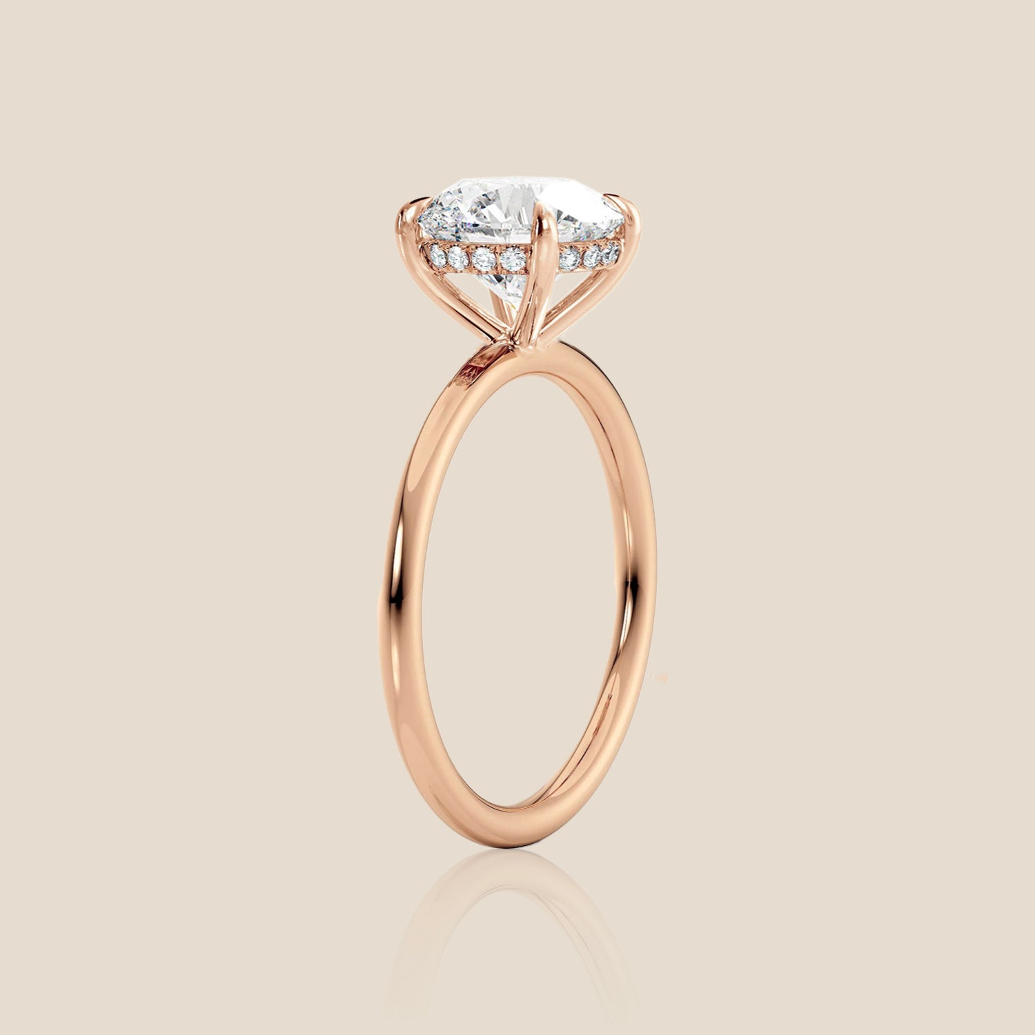 The Signature Solitaire with Hidden Halo Round 4