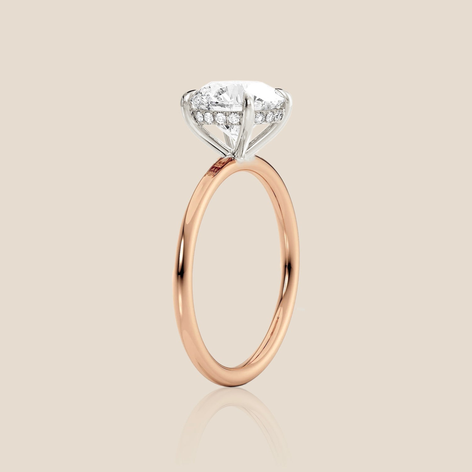 The Signature Solitaire with Hidden Halo Round 4