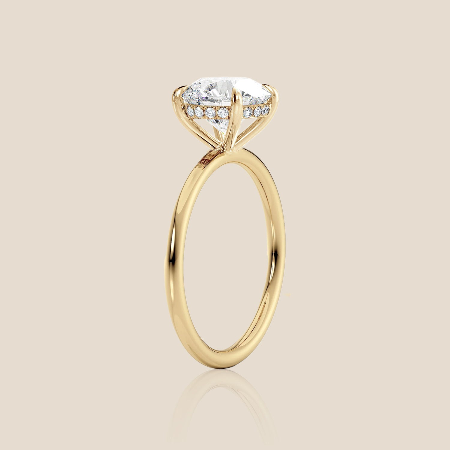 The Signature Solitaire with Hidden Halo Round 4
