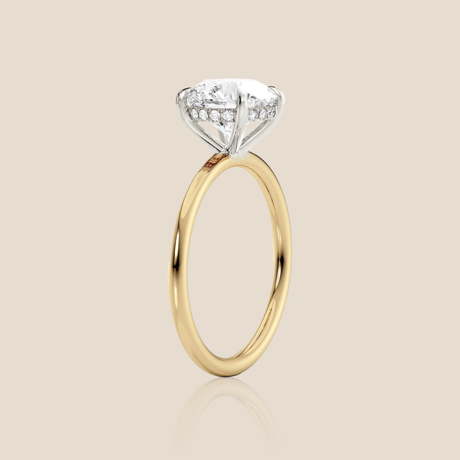 The Signature Solitaire with Hidden Halo Round 4