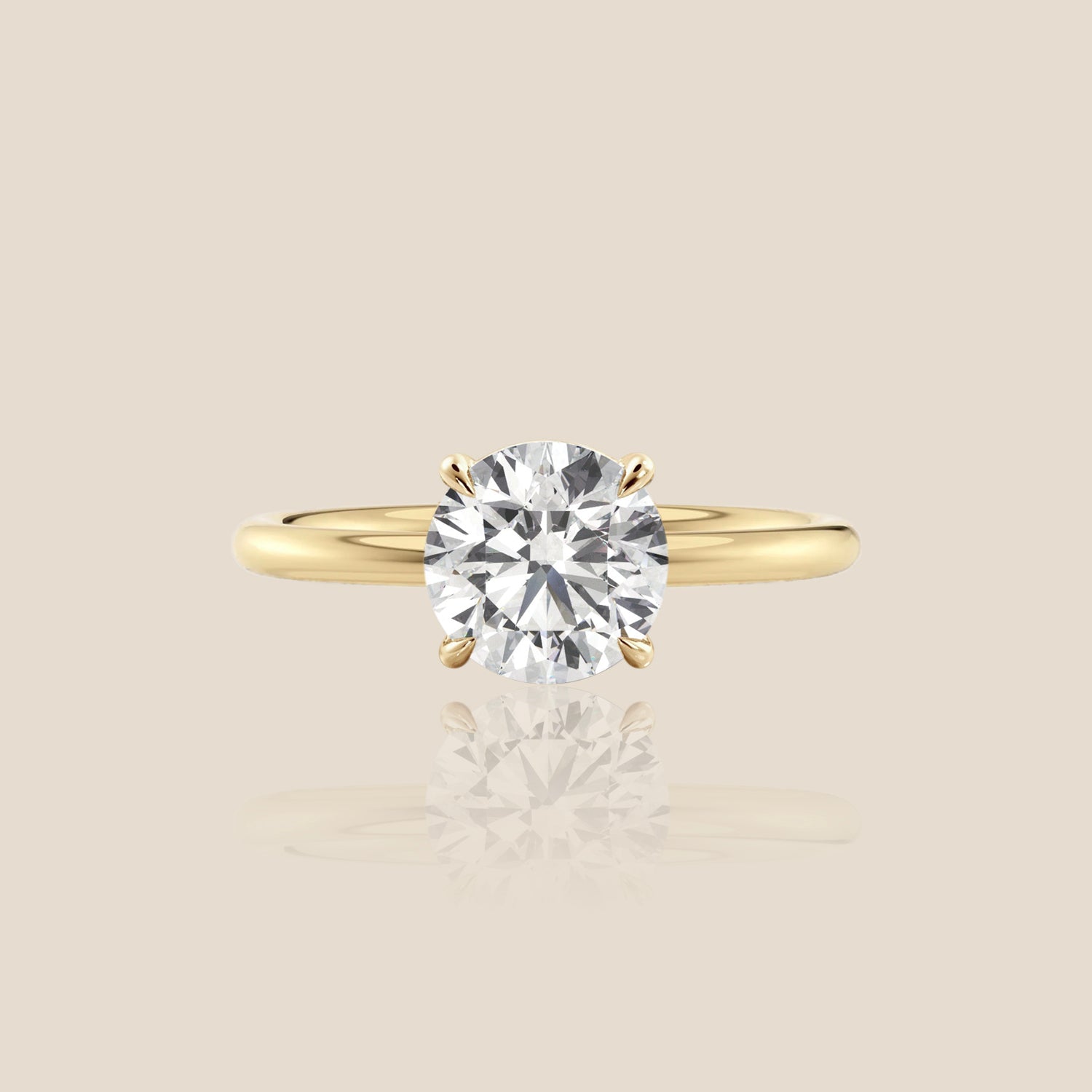 The Signature Solitaire with Hidden Halo Round 4